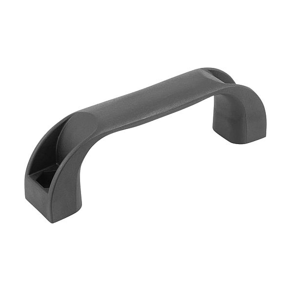 Pull handle, antistatic plastic, 136 mm long, mounting holes 117 mm